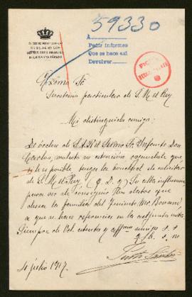 Expediente de Henri Joseph de Bonand