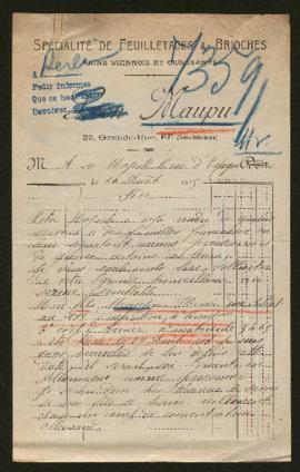 Expediente de Henri Maupu