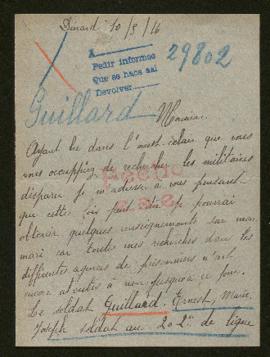 Expediente de Ernest Marie Joseph Guillard