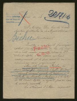 Expediente de Lucien Béchu