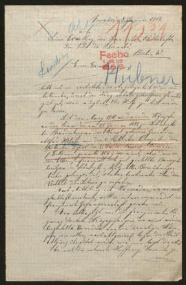 Expediente de Alfred Hübner