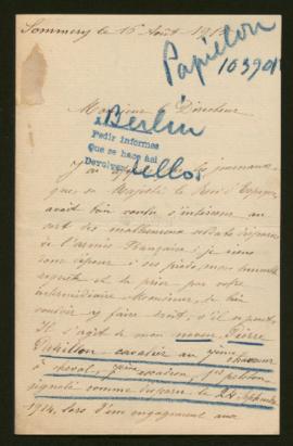Expediente de Pierre Désiré Auguste Papillon