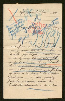 Expediente de Dina Goudemant Bacrot