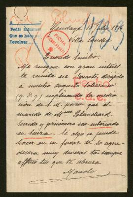 Expediente de François Paul Blanchard