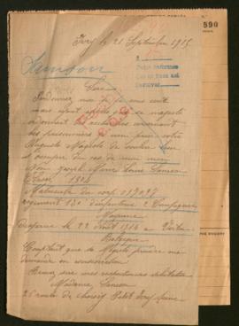 Expediente de Joseph Marie Louis Samson