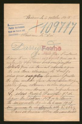 Expediente de Joseph Darrigaud