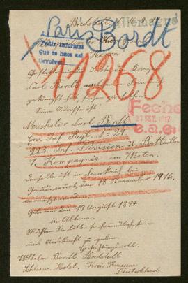 Expediente de Charles Bordt