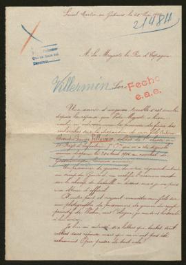 Expediente de Antoine Alexandre François Villermin