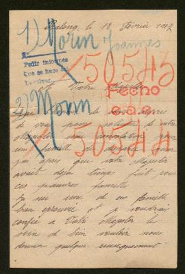 Expediente de Joannes Morin y Joseph Morin