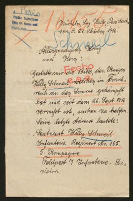 Expediente de Willy Schmeil