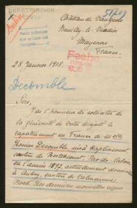 Expediente de Louise Decomble