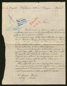 Expediente de Léon Sailly y Paul Evariste Casimir Morel