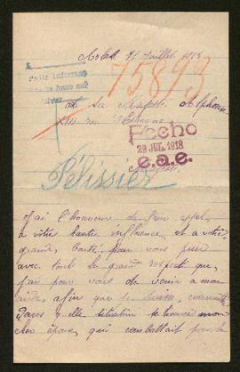 Expediente de Augustin Barthélemy Pelissier