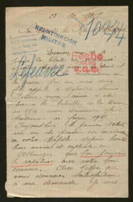 Expediente de Marcel Lefeuvre