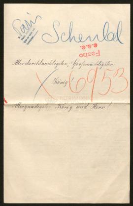 Expediente de Lorenz Scheubel