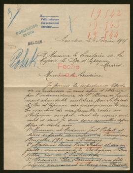 Expediente de Joël Polak y familia, madame veuve van Praag e hijos y la familia Bennie