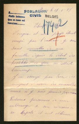 Expediente de Alexandre Lesire y familia