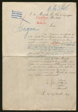 Expediente de Joseph Bégou