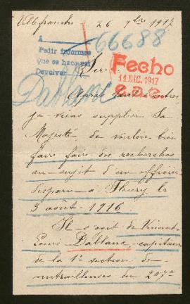 Expediente de Vincent Louis Dablanc