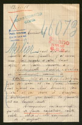 Expediente de Amélie Merlier