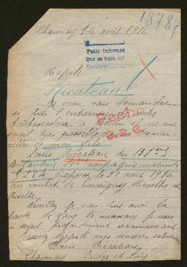 Expediente de Louis Ricateau