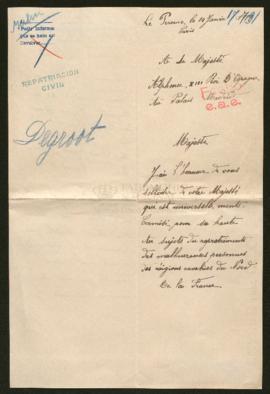 Expediente de la familia Degroot-Descamps