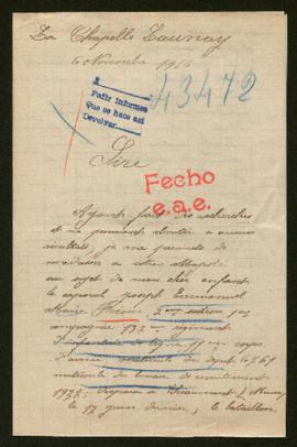 Expediente de Joseph Emmanuel Fréour