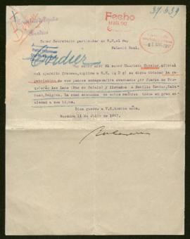 Expediente de la familia de Maurice Cordier