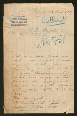 Expediente de Paul Lambert Collinet