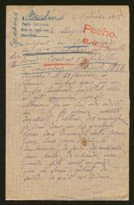 Expediente de Louis Gensous