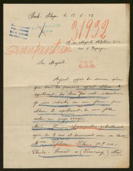 Expediente de Marie Louise Descarpentries y madame Debasschère Leleu