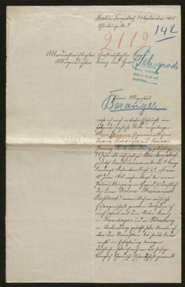 Expediente de Franz Beranger