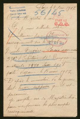 Expediente de Emile-Eugène Braié