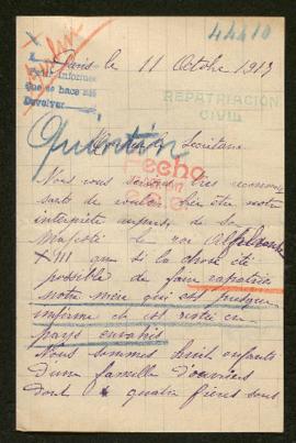 Expediente de Léocadie Quintin Devillers