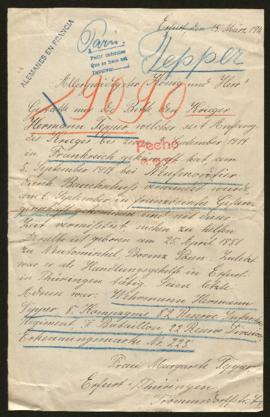 Expediente de Hermann Tepper