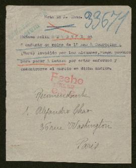 Expediente de la familia de Félix Devonge