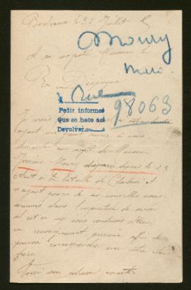 Expediente de Ulisse Géromme Moury