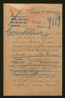 Expediente de Gaston Couvreur