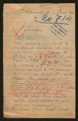 Expediente de René Sanson