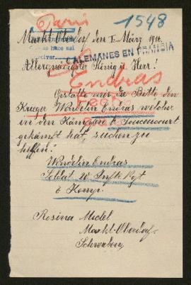 Expediente de Wendelin Endras