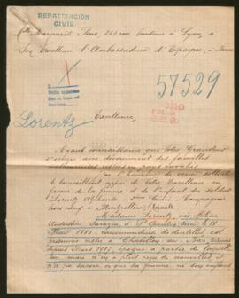 Expediente de la familia Lorentz Sarrazin