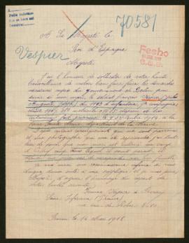 Expediente de Jules Auguste Vespier