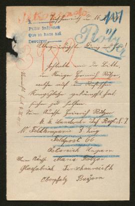 Expediente de Heinrich Rötzer