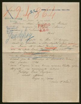 Expediente de la familia Gaudefroy Richard