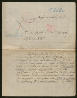 Expediente de Alexandre Charles Joseph Courcelle