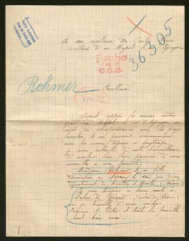 Expediente de la familia de Joseph Rohmer