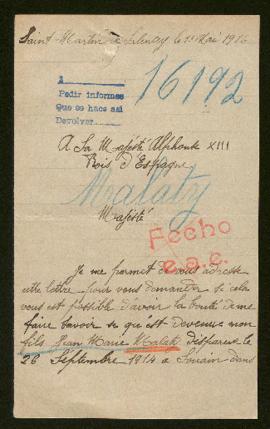 Expediente de Jean Marie Malaty