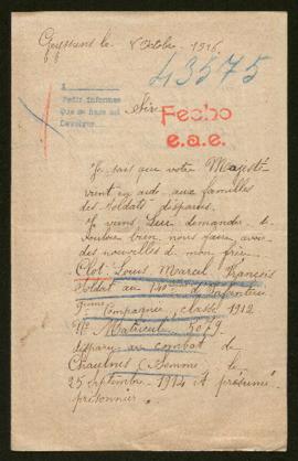 Expediente de Louis Marcel François Clot