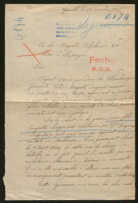 Expediente de Auguste Sagniéres