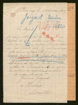 Expediente de Eugène Joignet